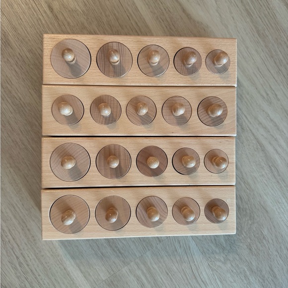 Wooden Sorting and Stacking Toy Set - Picture 4 of 12